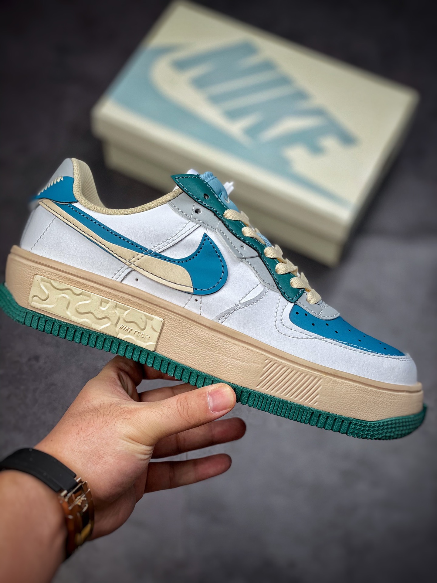 260 Nike Air Force 1 Fontanka “古铜蓝” 空军丰塔卡系列 CW6688-604