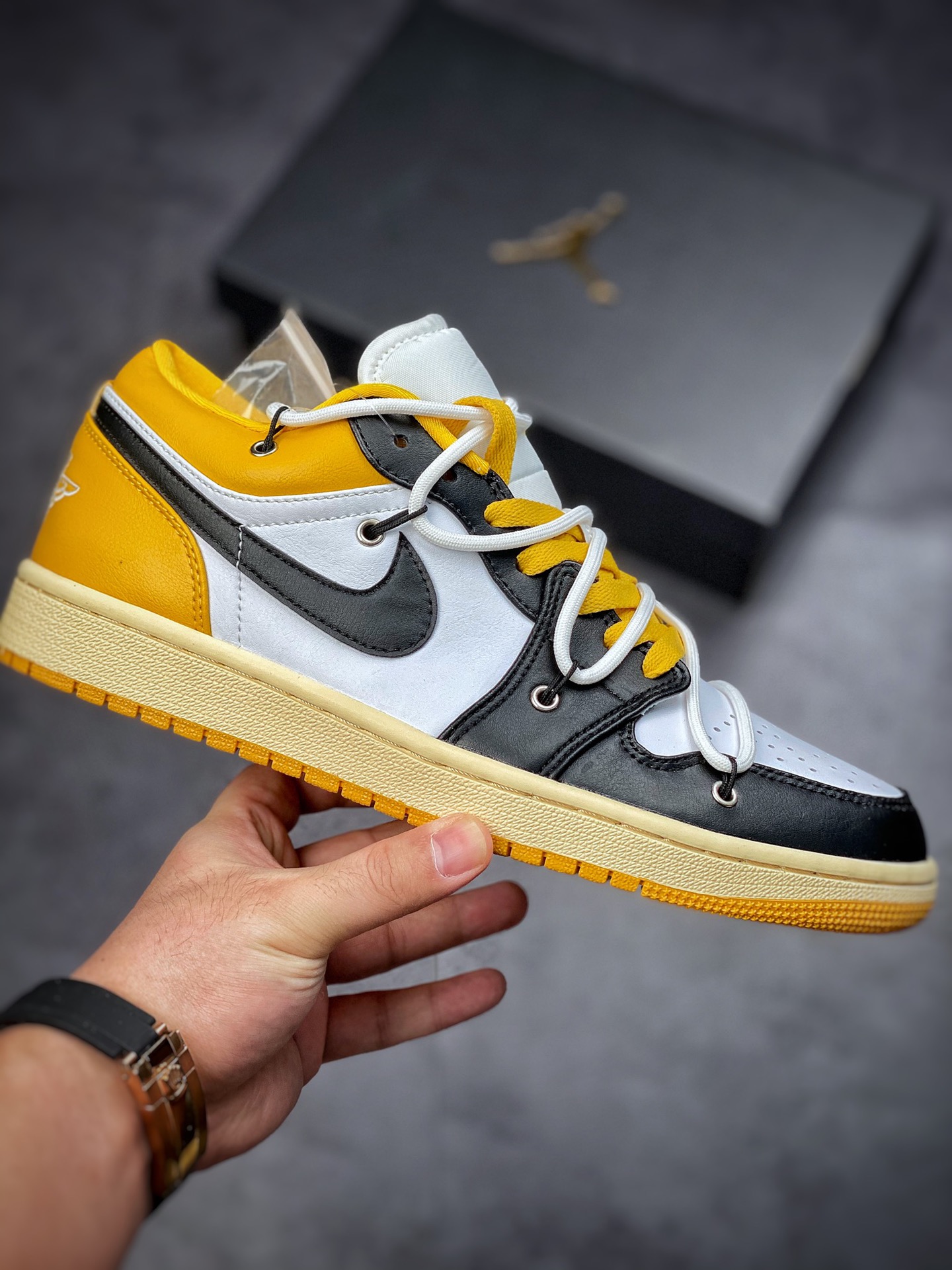 240 Air Jordan 1 Low 解构鞋带 低帮复古文化休闲运动篮球鞋553558-171