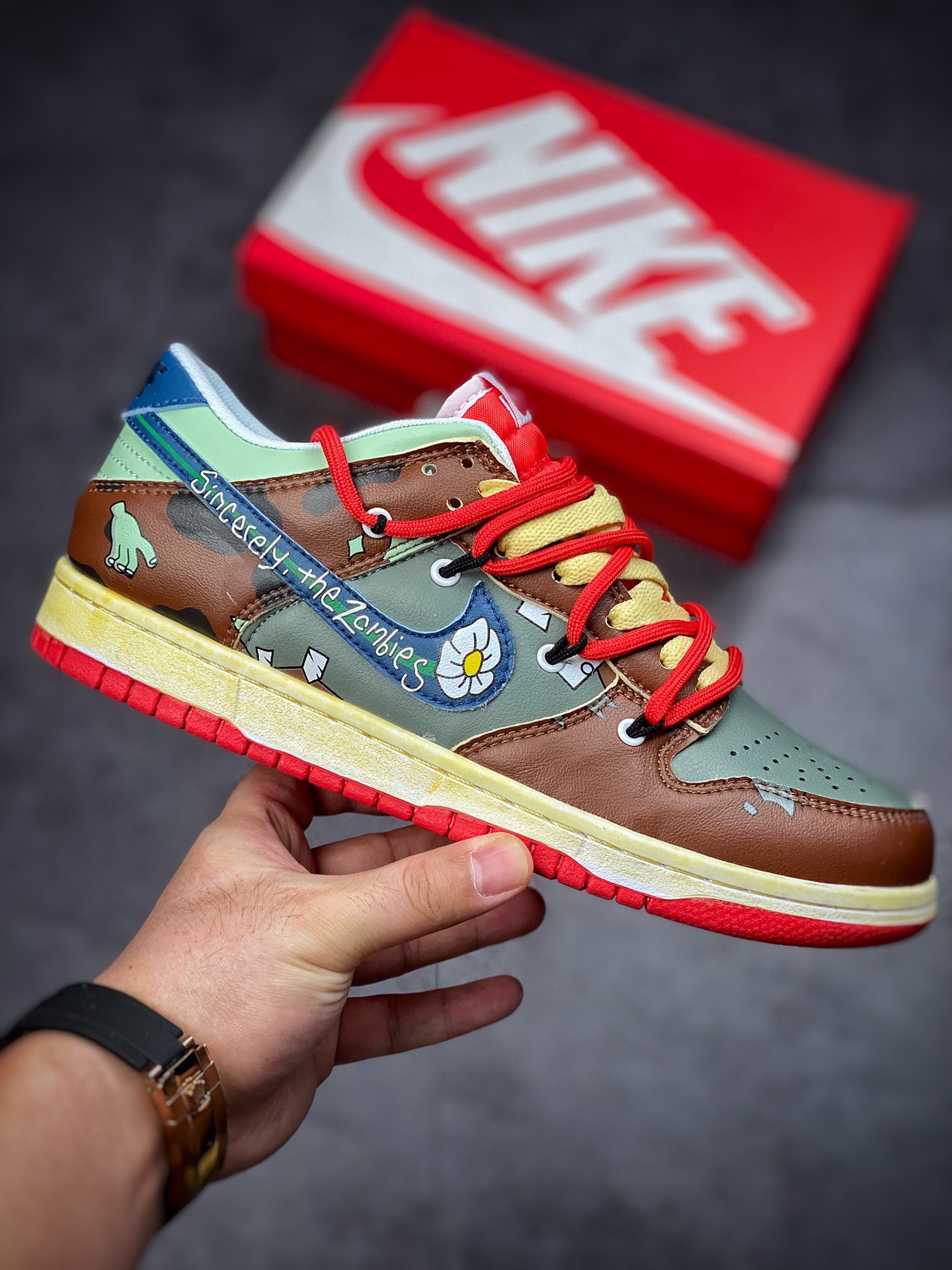 190 Nike Dunk SB Low 做旧雏菊 原装头层材料 CW1590-600