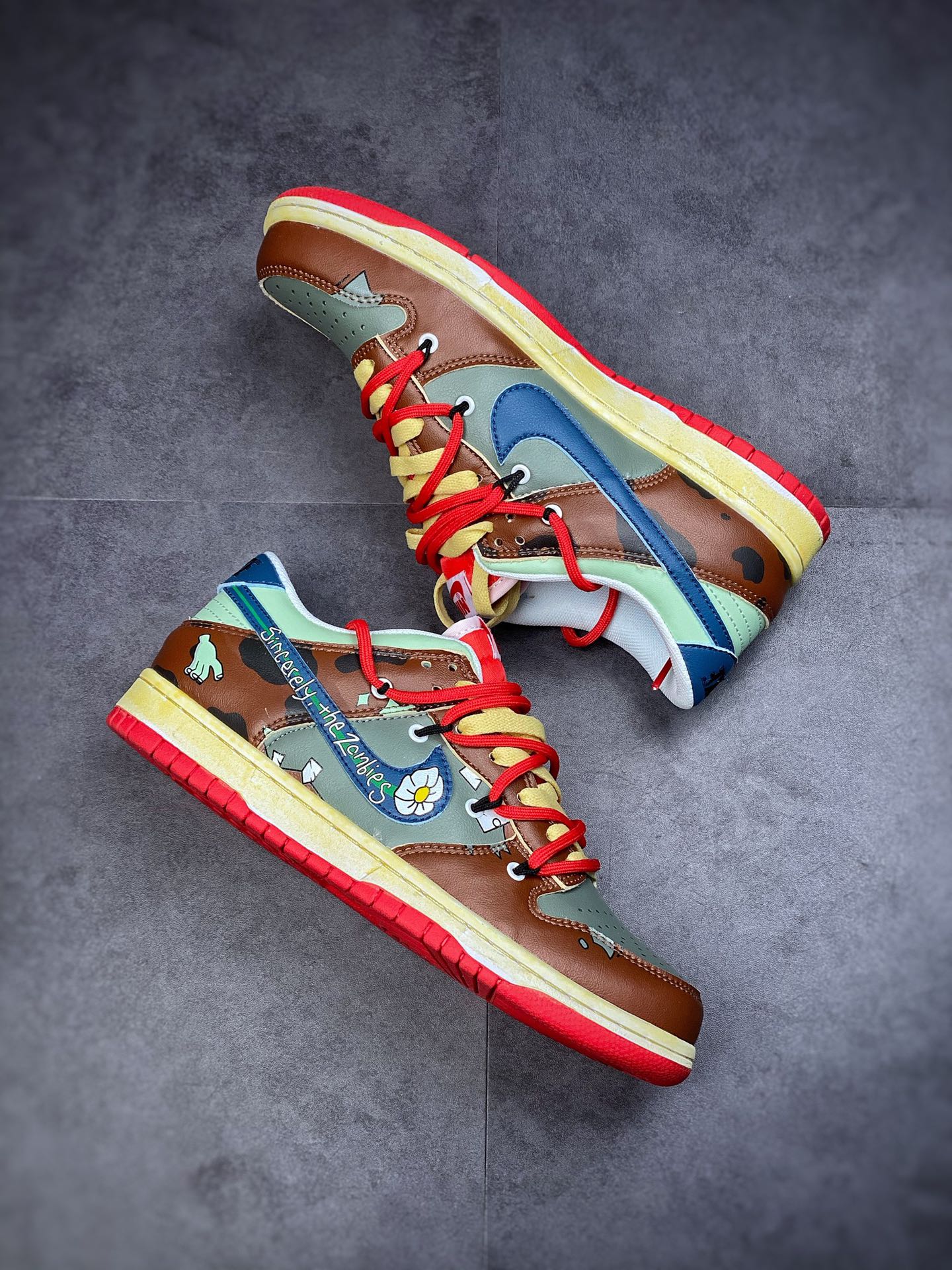 190 Nike Dunk SB Low 做旧雏菊 原装头层材料 CW1590-600