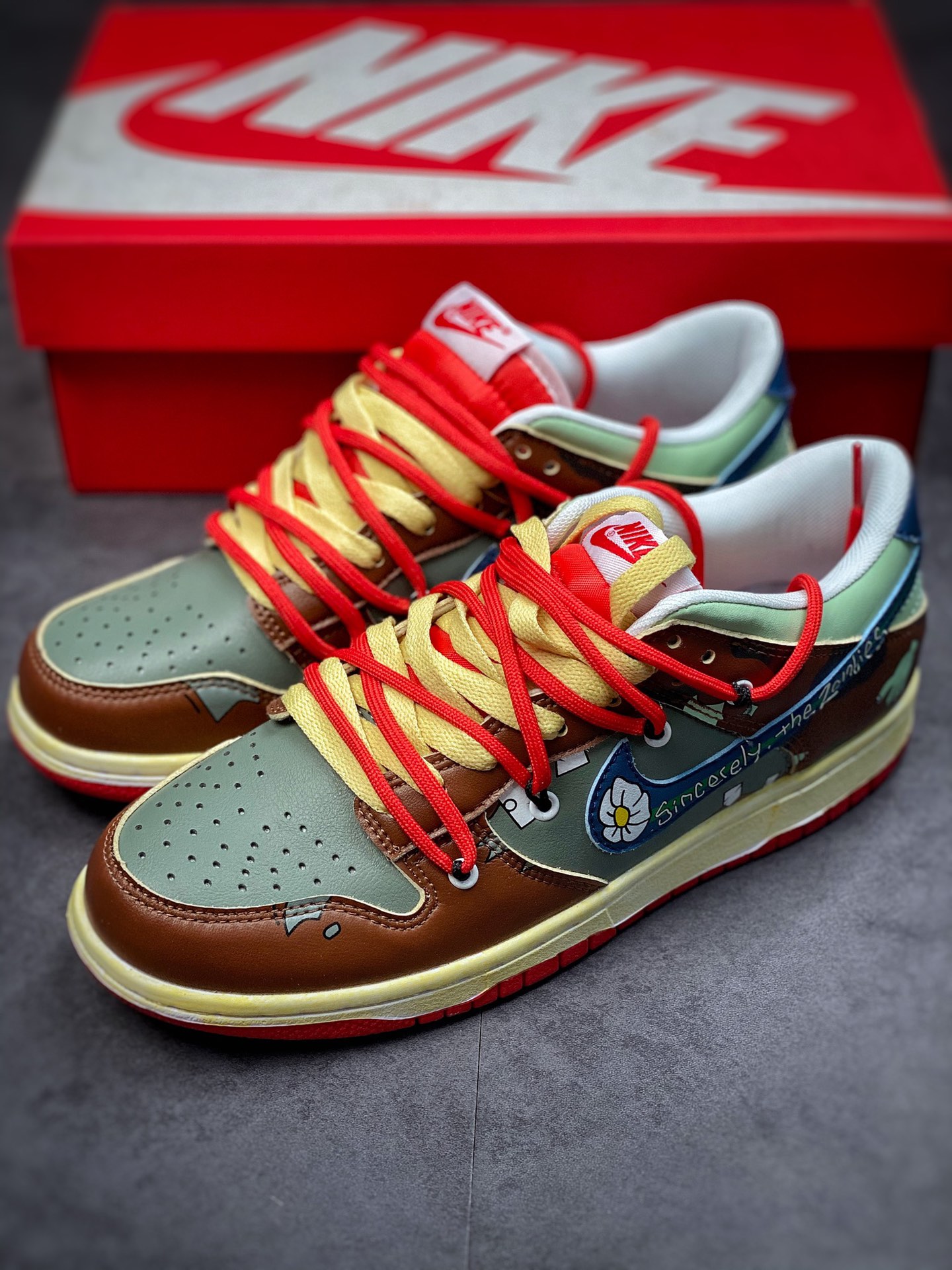 190 Nike Dunk SB Low 做旧雏菊 原装头层材料 CW1590-600