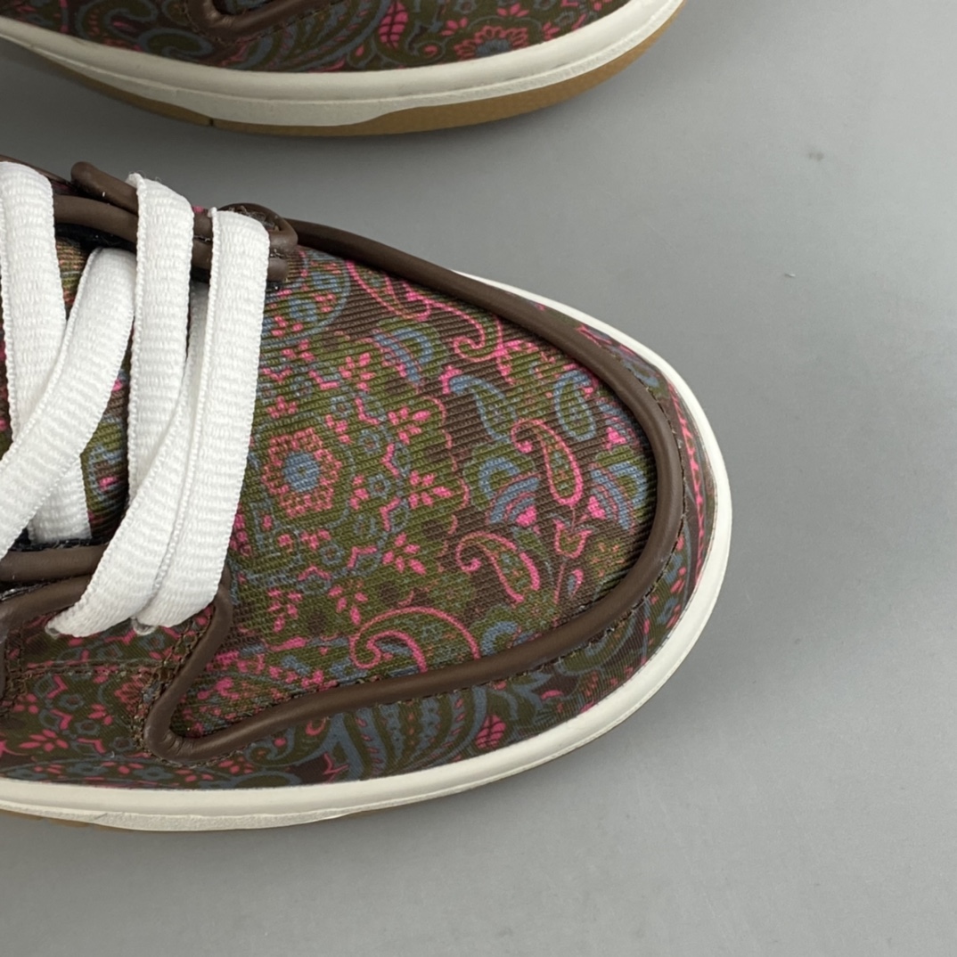 P360 Nike SB Dunk Low " Paisley " 棕白腰果花 撕撕乐板鞋 DH7534-200