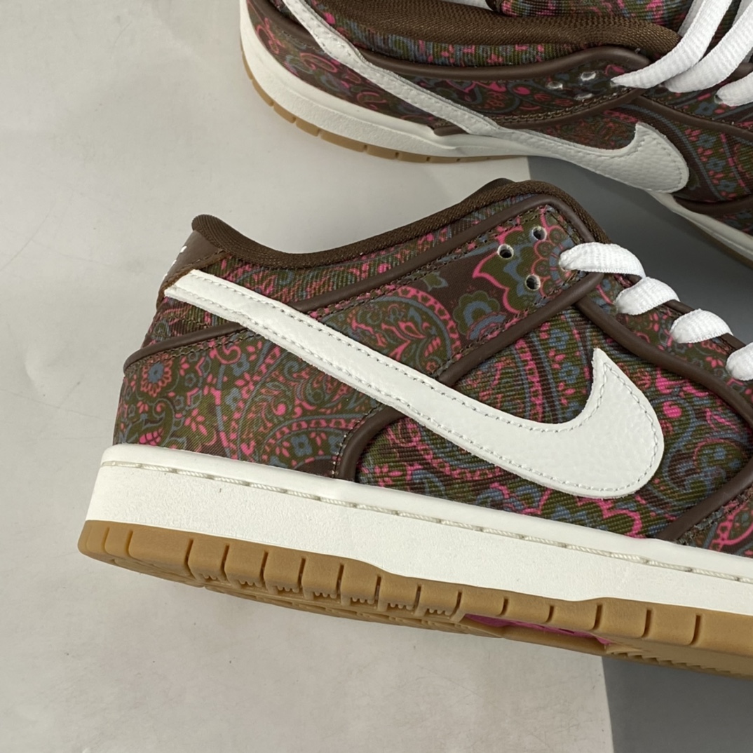 P360 Nike SB Dunk Low " Paisley " 棕白腰果花 撕撕乐板鞋 DH7534-200