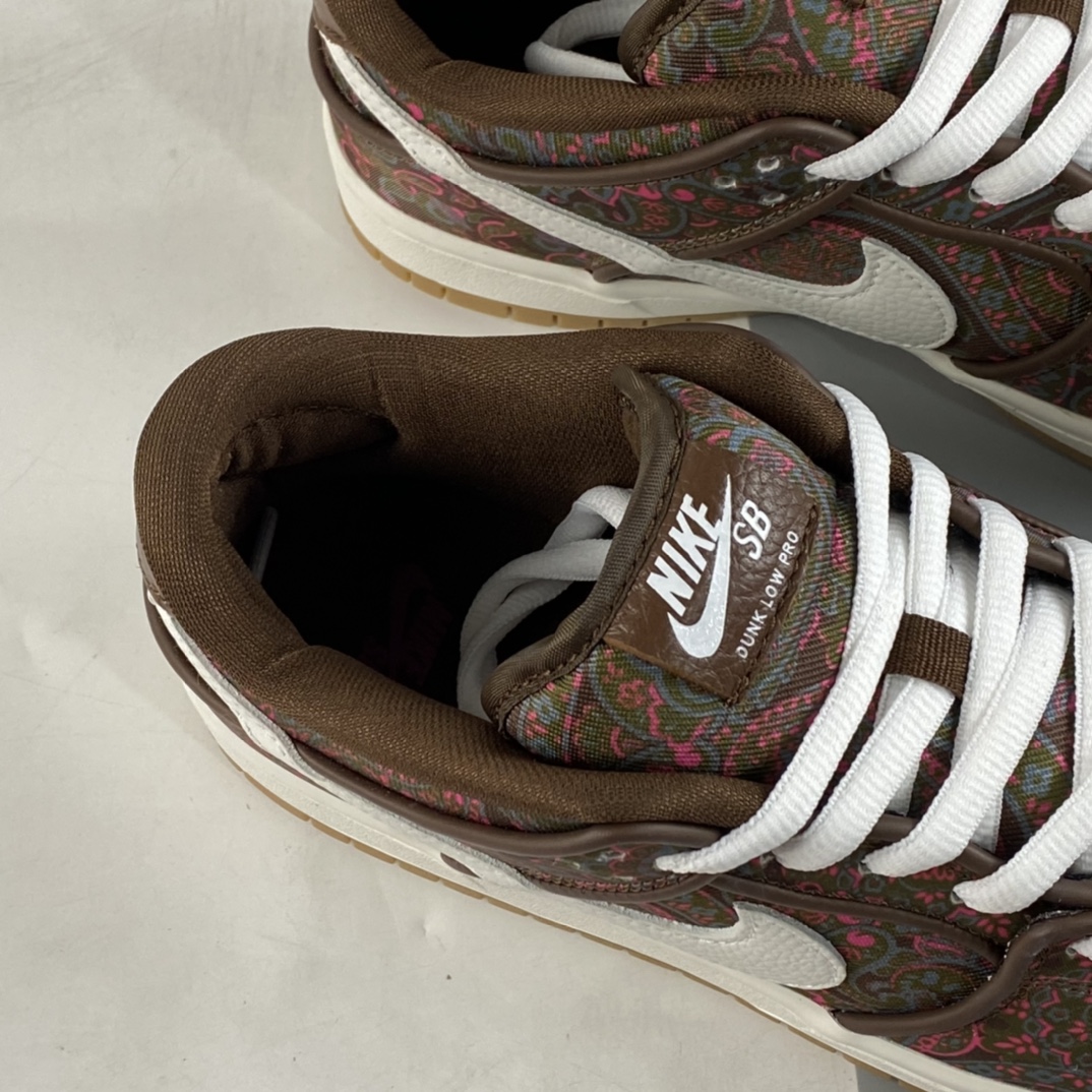 P360 Nike SB Dunk Low " Paisley " 棕白腰果花 撕撕乐板鞋 DH7534-200