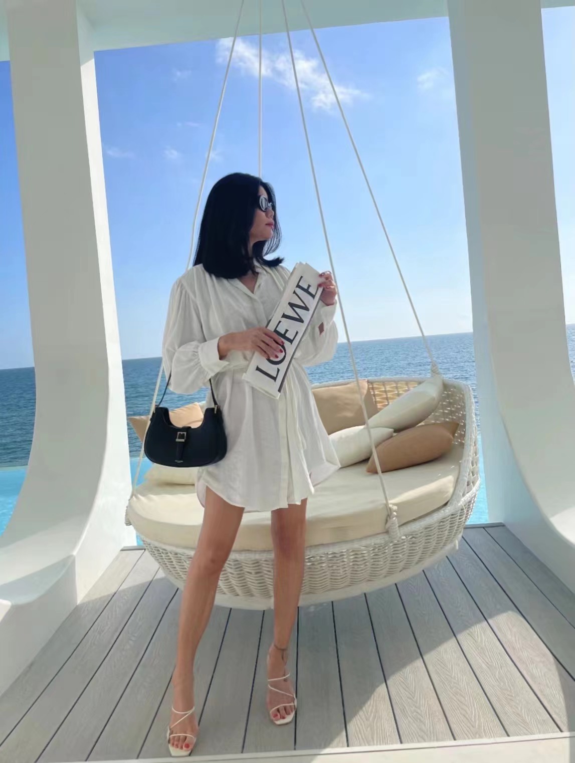 Saint laurent Ysl 𝗟𝗲 𝗙𝗲𝗿𝗺𝗼𝗶𝗿 马鞍腋下包 672615黑色