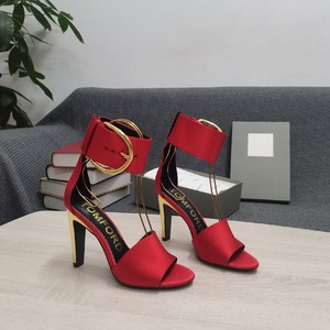 Tom Ford Shoes Sandals Top quality Fake Black Blue Green Red Rose Yellow Genuine Leather Sheepskin Silk