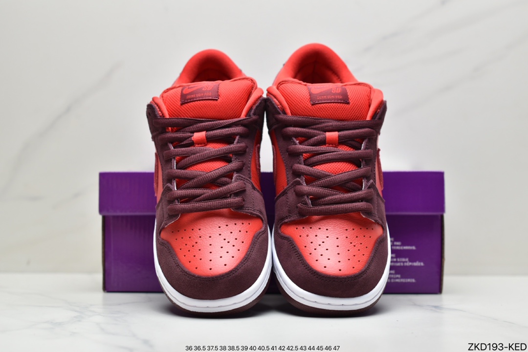 270 耐克Nike SB Dunk Low”Blue Raspberry”扣篮系列低帮休闲运动滑板板鞋“红树莓”DM0807-600