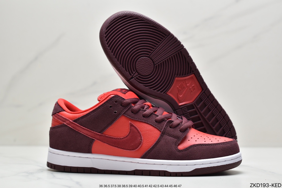 270 耐克Nike SB Dunk Low”Blue Raspberry”扣篮系列低帮休闲运动滑板板鞋“红树莓”DM0807-600