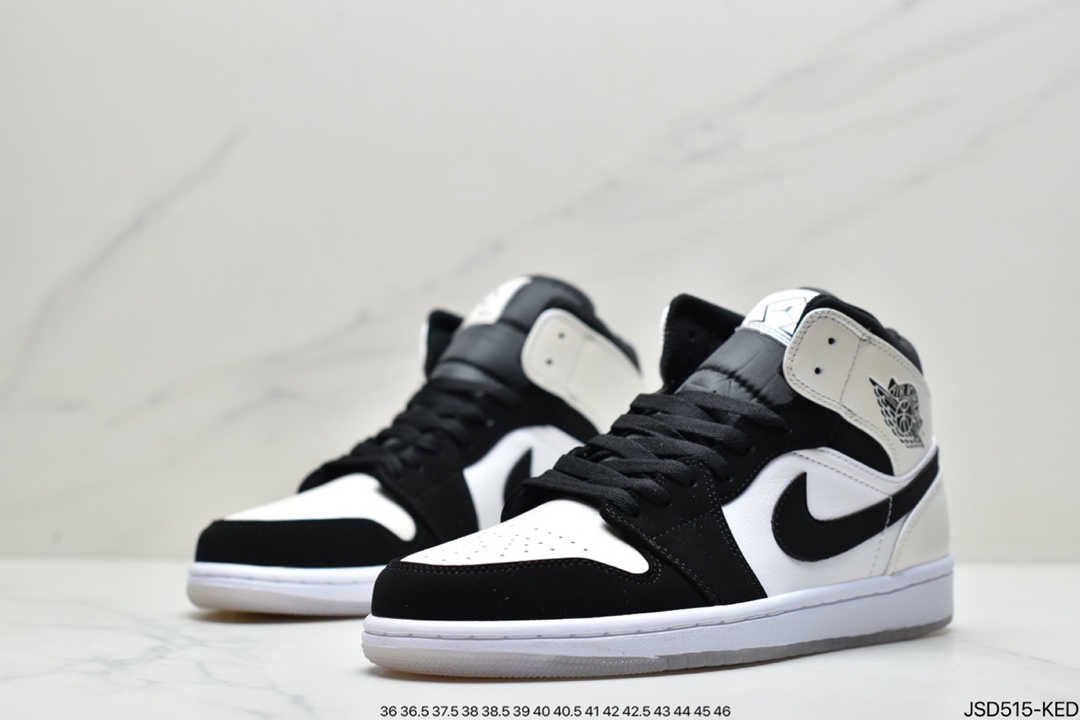 200  Air Jordan 1 Mid “Diamond Shorts” 钻石熊猫 DH6933-100