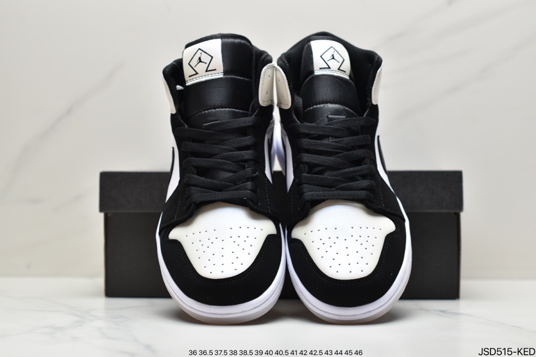 200  Air Jordan 1 Mid “Diamond Shorts” 钻石熊猫 DH6933-100