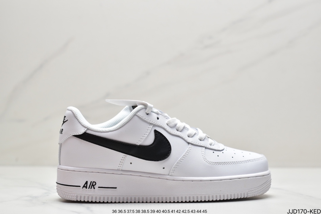 130 真标耐克Nk Air Force 1 Low 空军一号斑马纹反光低帮休闲板鞋 DH5284-100