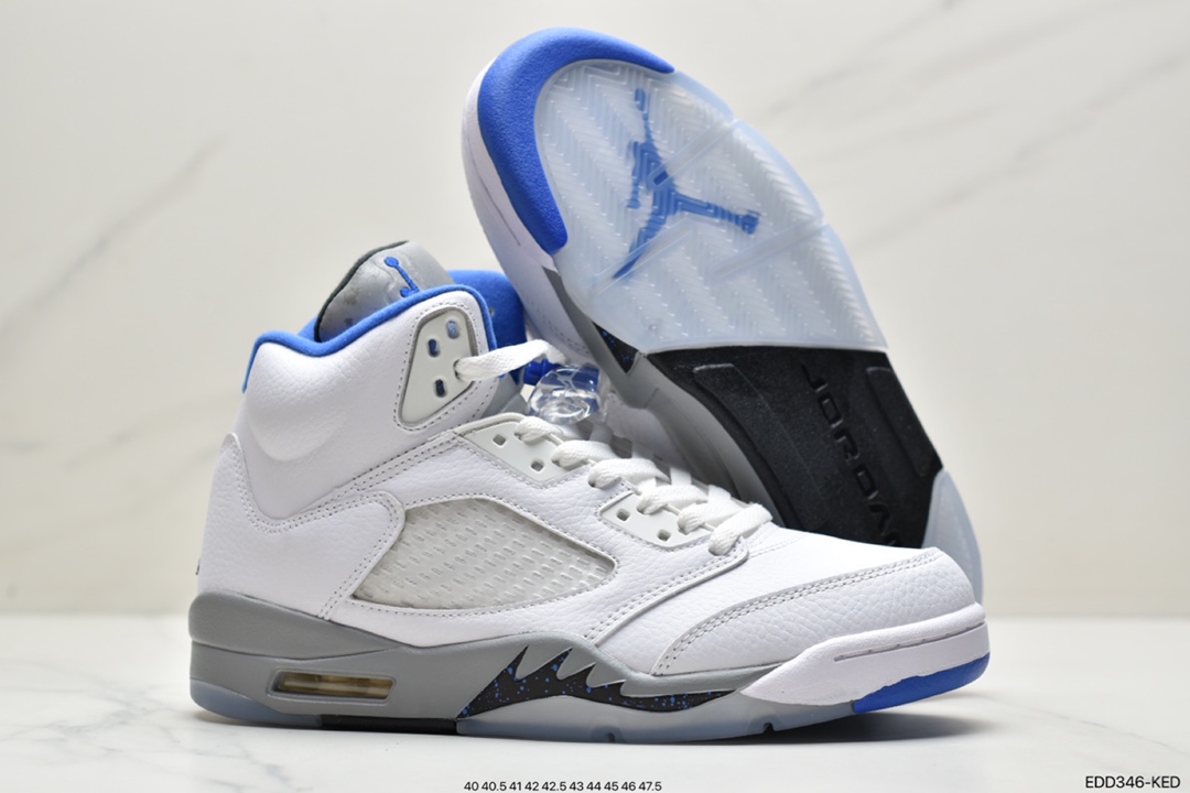 340 Air Jordan 5 Retro SP GS 白蓝 AJ5乔丹5代 440888-140