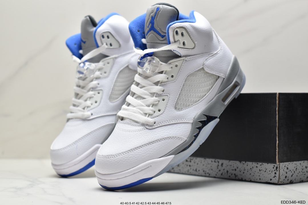 340 Air Jordan 5 Retro SP GS 白蓝 AJ5乔丹5代 440888-140