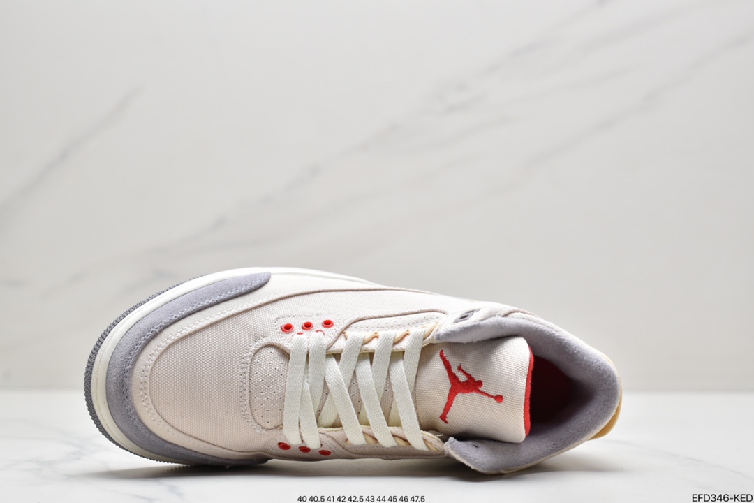 390 Air Jordan 3 Retro SE ”Muslin” 米白棉布 AJ3 乔丹3代 DH7139-100