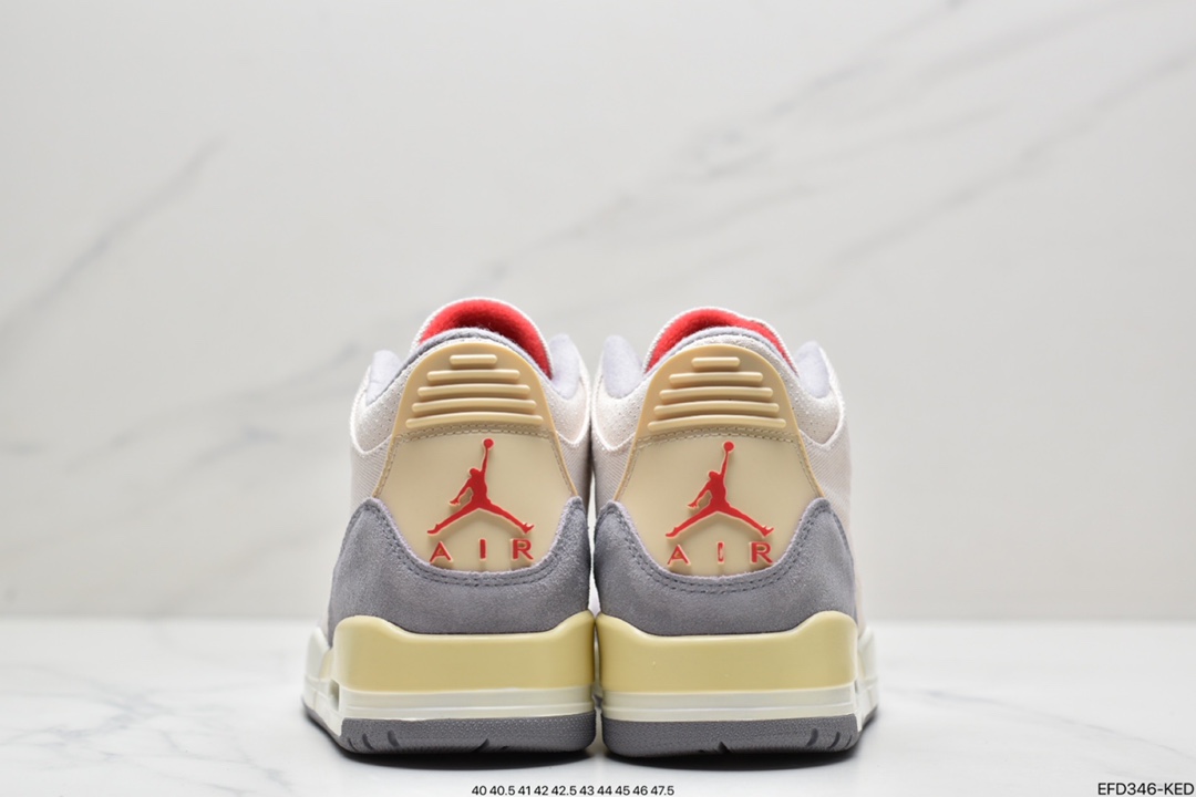 390 Air Jordan 3 Retro SE ”Muslin” 米白棉布 AJ3 乔丹3代 DH7139-100
