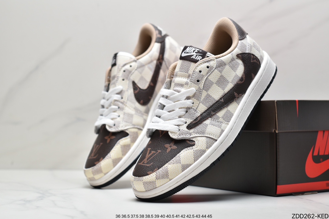 230 耐克Nike Wmns Air Jordan 1 Low”White Wolf Grey”AJ1乔丹一代低帮篮球鞋＂DC0774