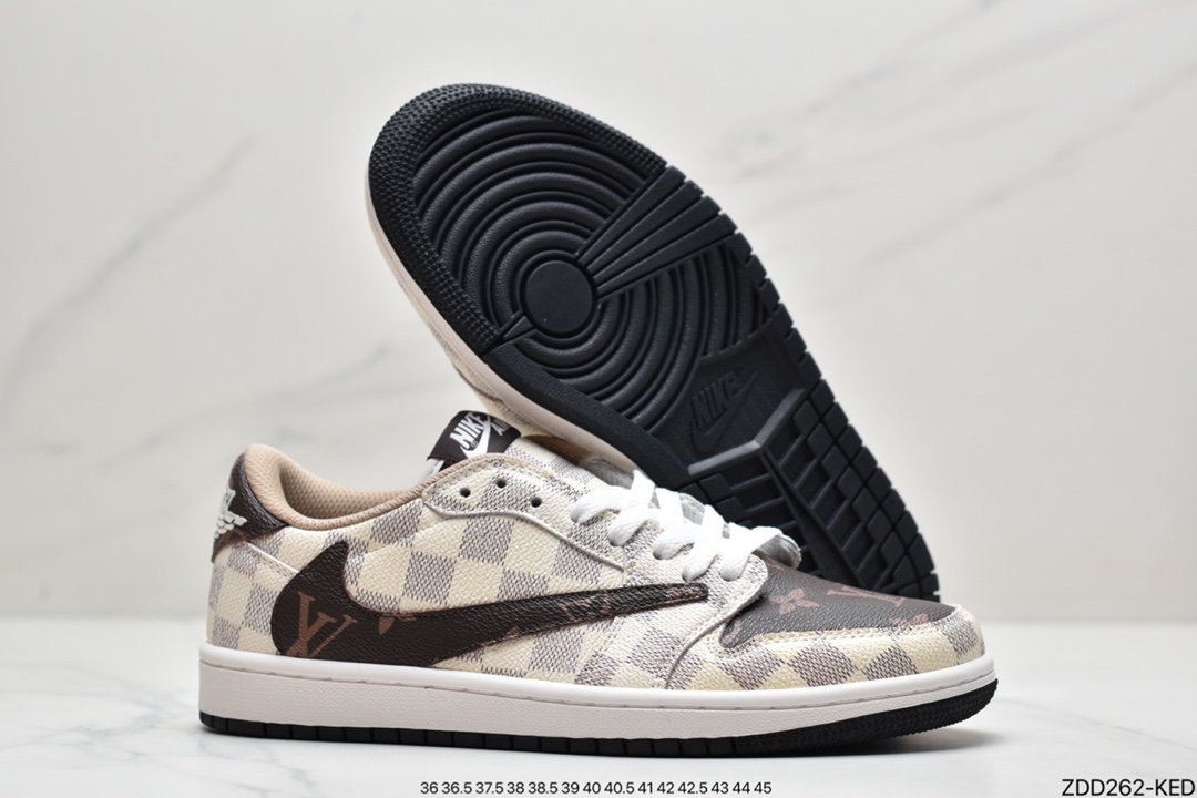 230 耐克Nike Wmns Air Jordan 1 Low”White Wolf Grey”AJ1乔丹一代低帮篮球鞋＂DC0774