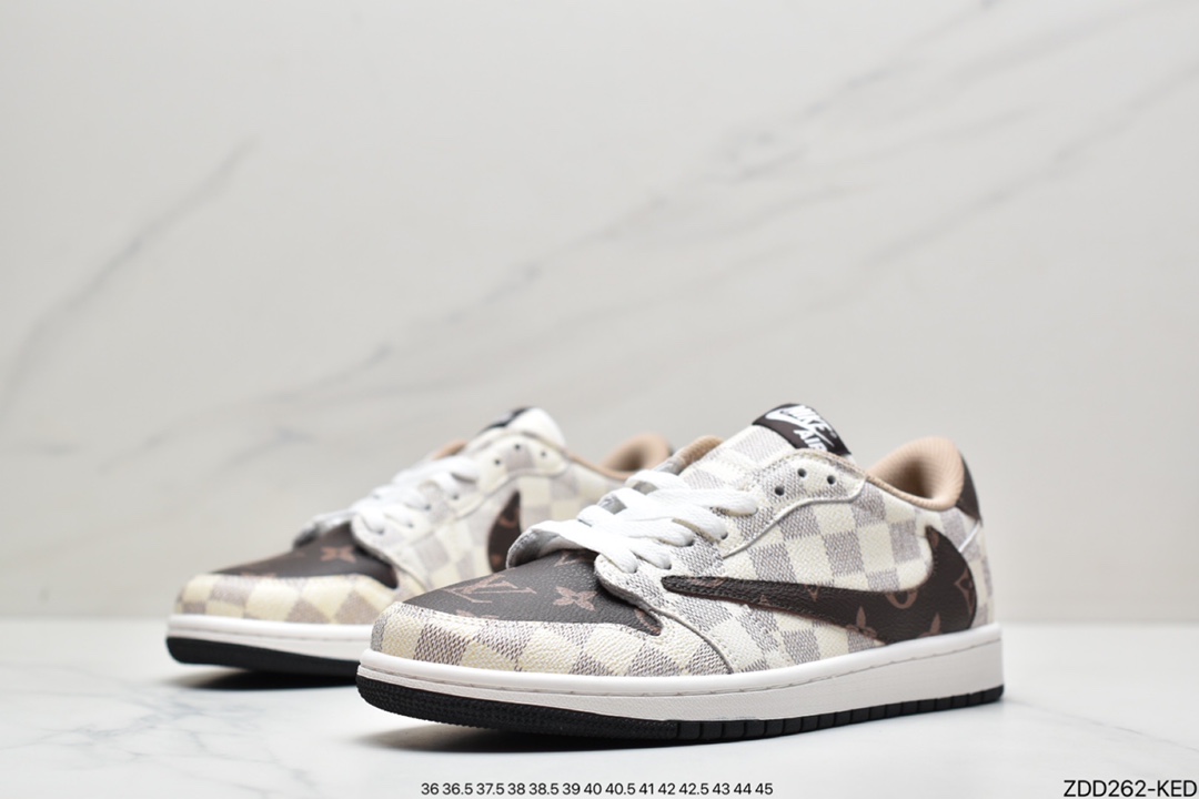 230 耐克Nike Wmns Air Jordan 1 Low”White Wolf Grey”AJ1乔丹一代低帮篮球鞋＂DC0774