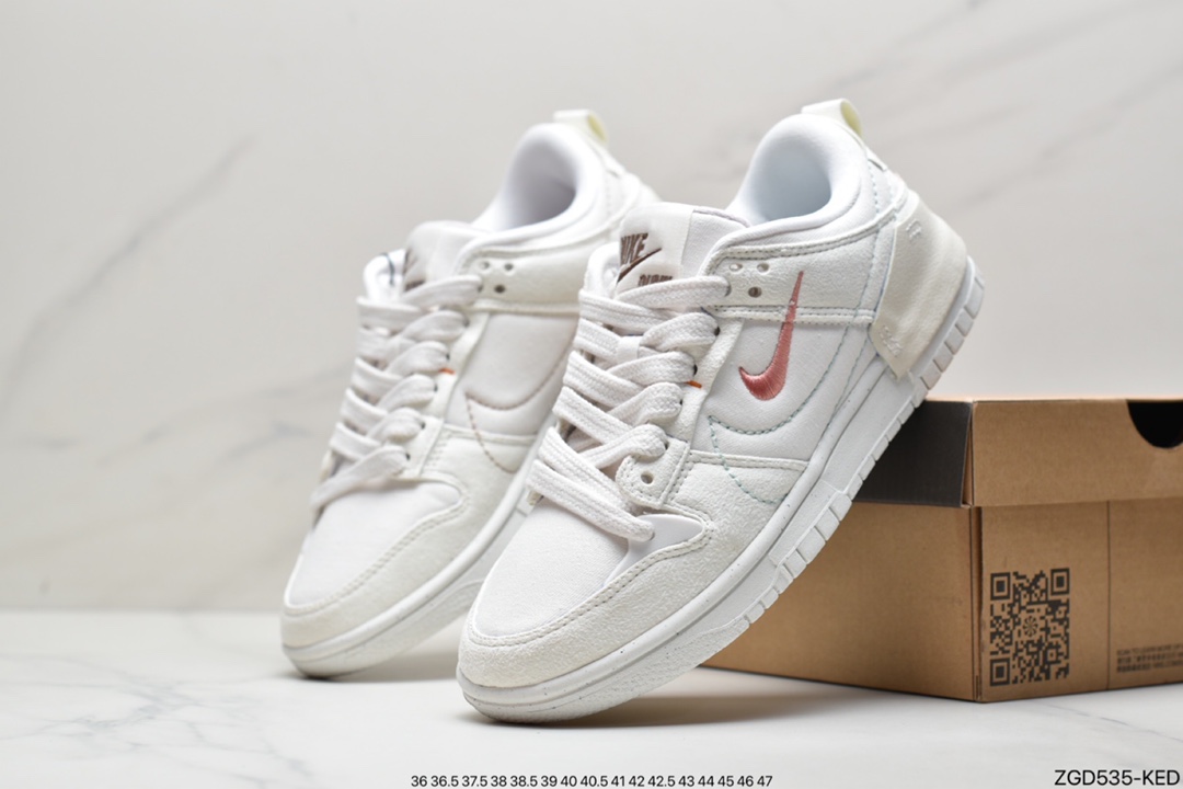 290 Nike Wmns Dunk Low Disrupt 2”Desert Bronze”轻量扣篮破坏二代系列DH4402-100