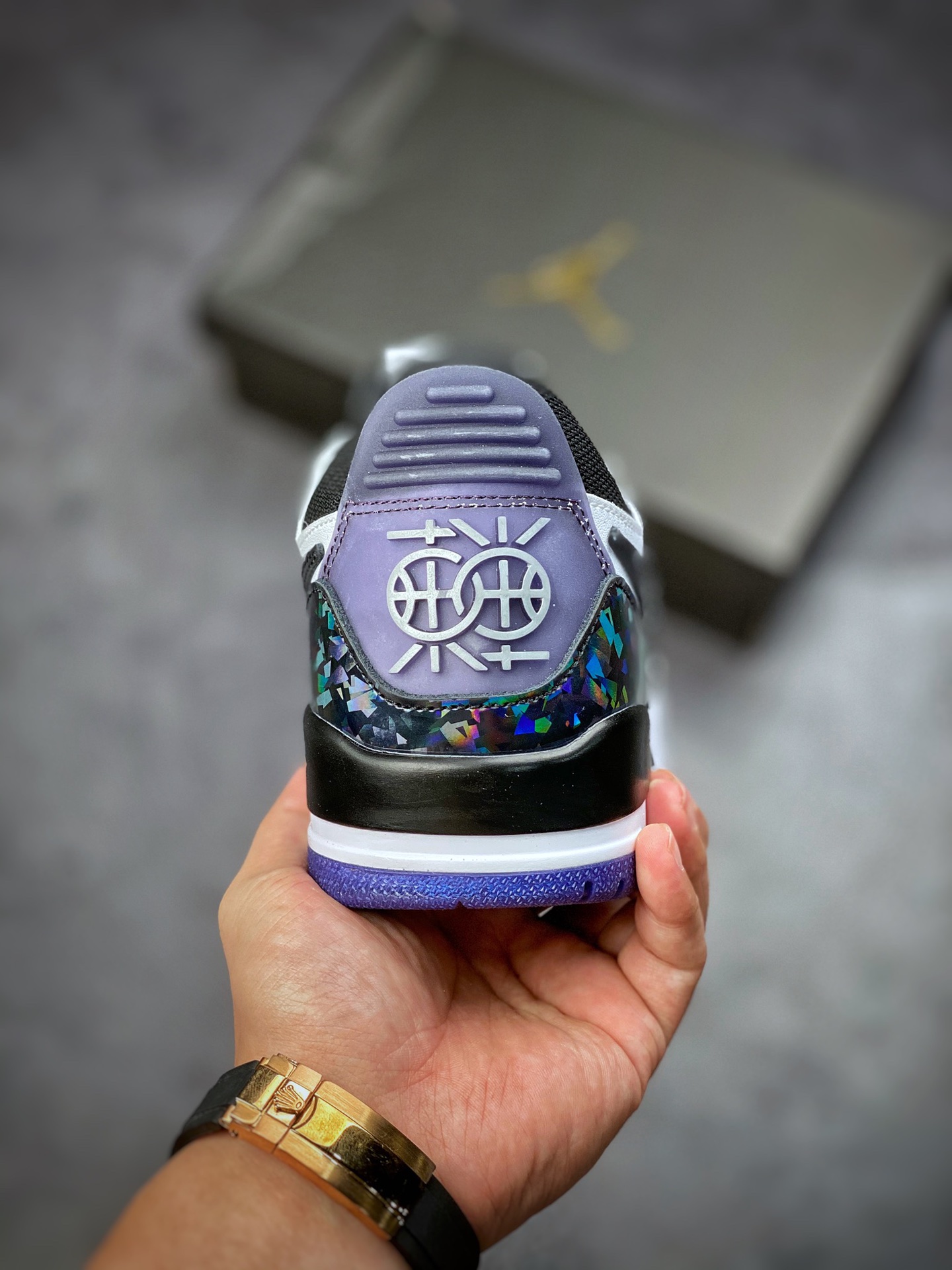 260 Air Jordan Legacy 312 炫彩全息 顶级纯原版本头层皮DV1719-100