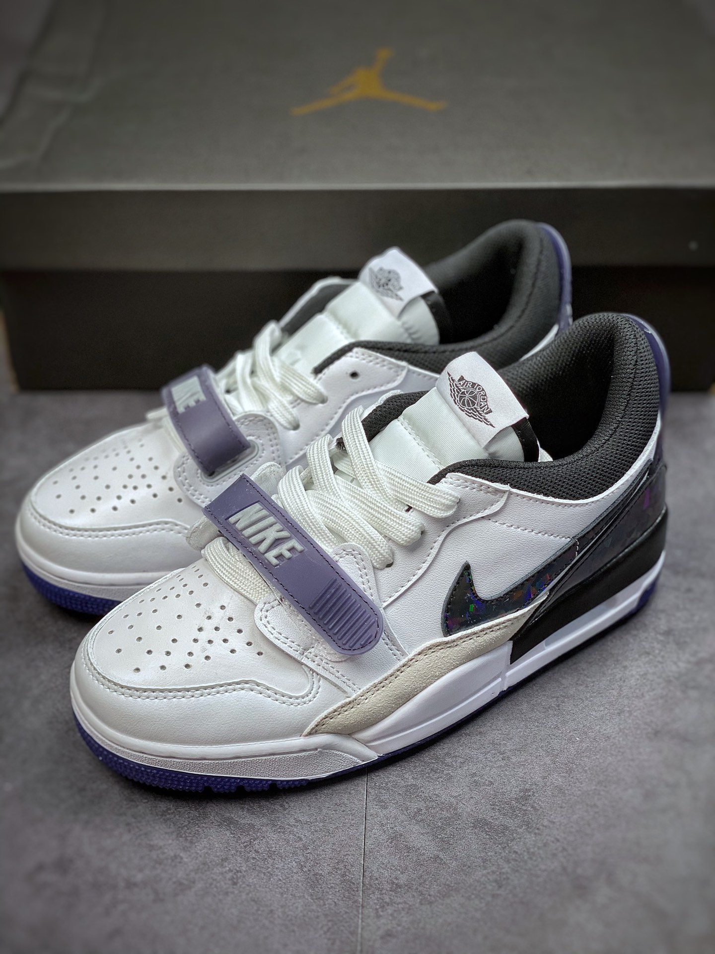 260 Air Jordan Legacy 312 炫彩全息 顶级纯原版本头层皮DV1719-100