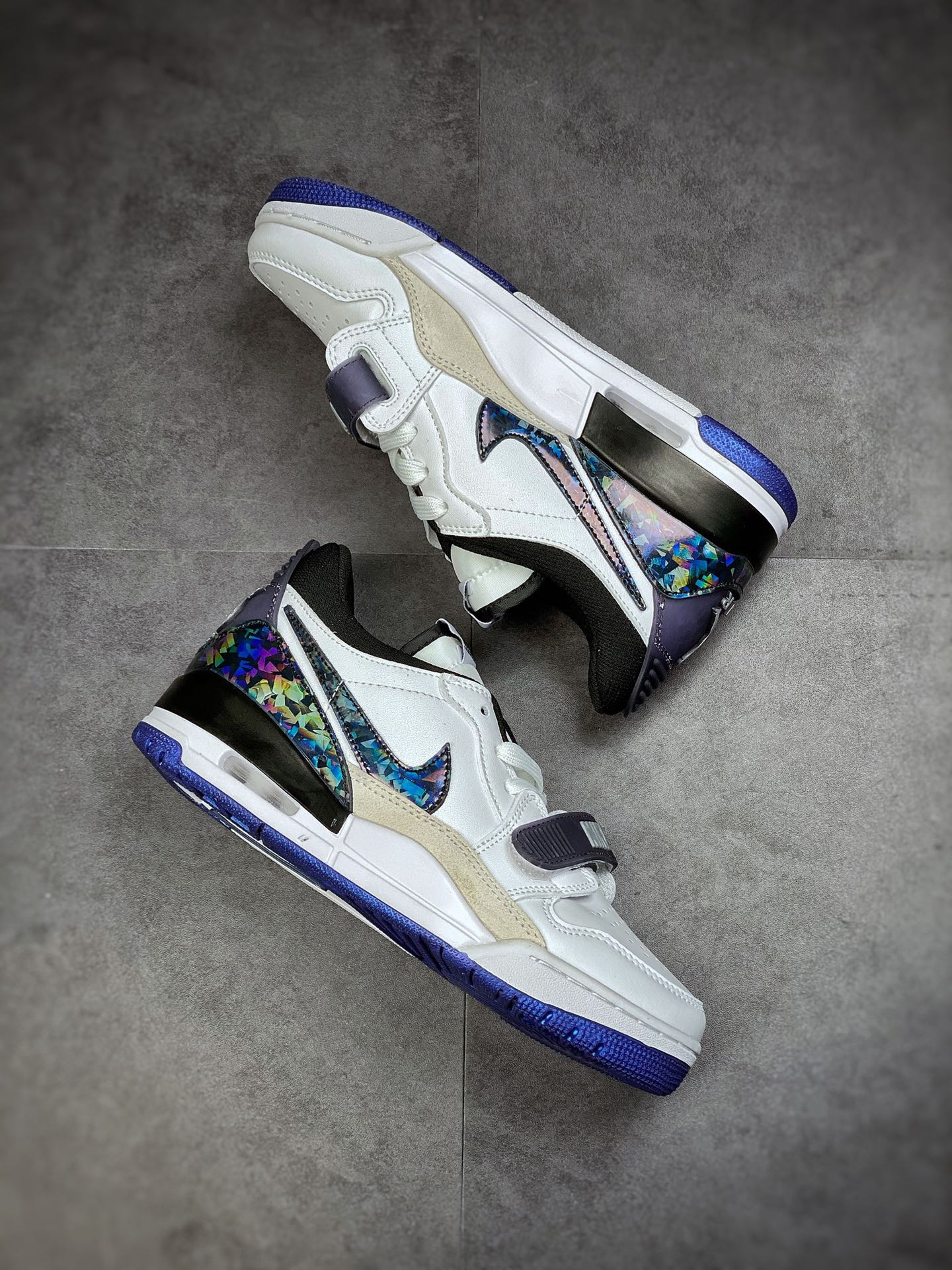 260 Air Jordan Legacy 312 炫彩全息 顶级纯原版本头层皮DV1719-100