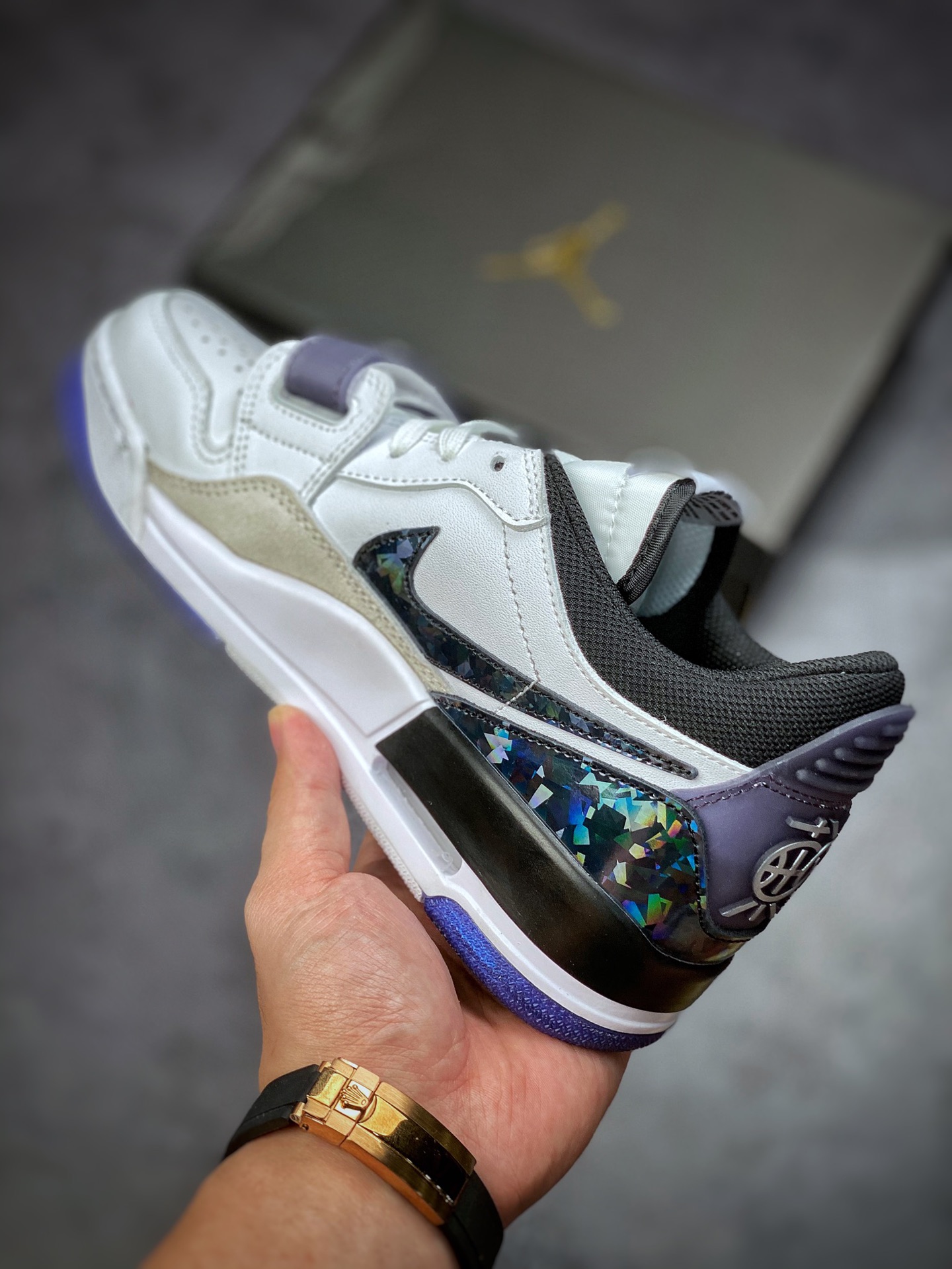 260 Air Jordan Legacy 312 炫彩全息 顶级纯原版本头层皮DV1719-100