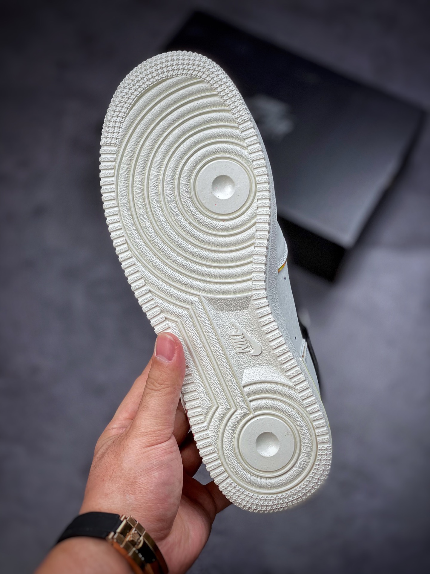 240 Nike Air Force 1 Low 07 米白黑炫彩 ZX9856-599