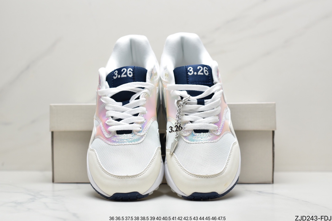 240 Nike Wmns Air Max 1”La Ville Lumière”初代复古气垫百搭休闲运动慢跑鞋DQ9326-100
