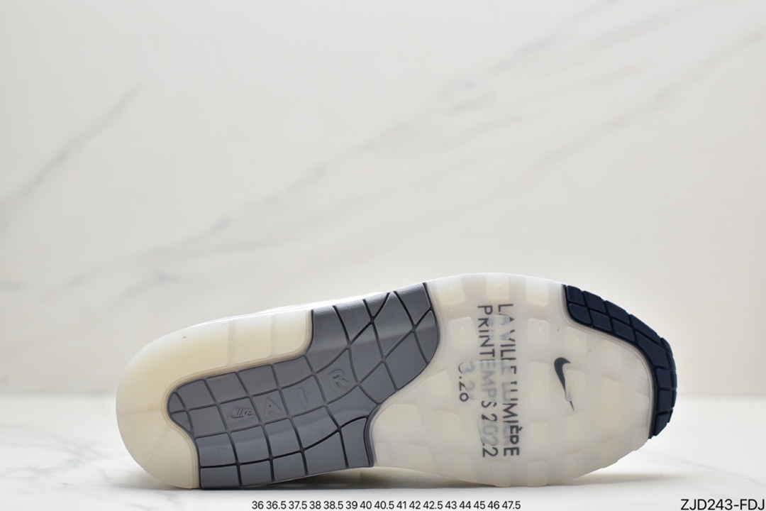 240 Nike Wmns Air Max 1”La Ville Lumière”初代复古气垫百搭休闲运动慢跑鞋DQ9326-100