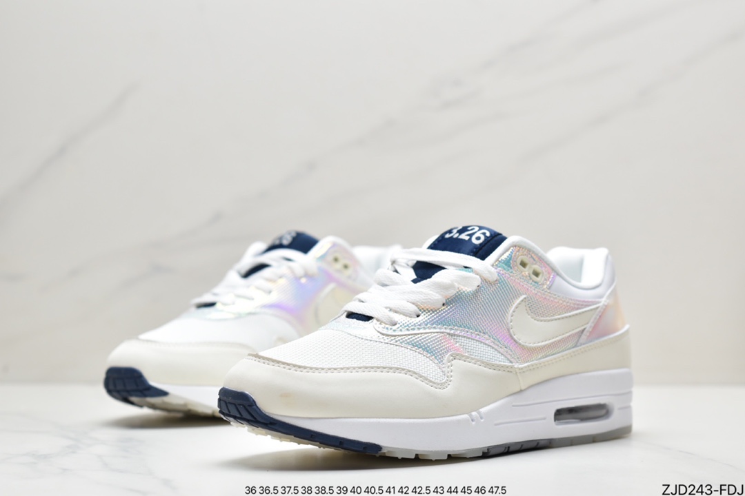 240 Nike Wmns Air Max 1”La Ville Lumière”初代复古气垫百搭休闲运动慢跑鞋DQ9326-100