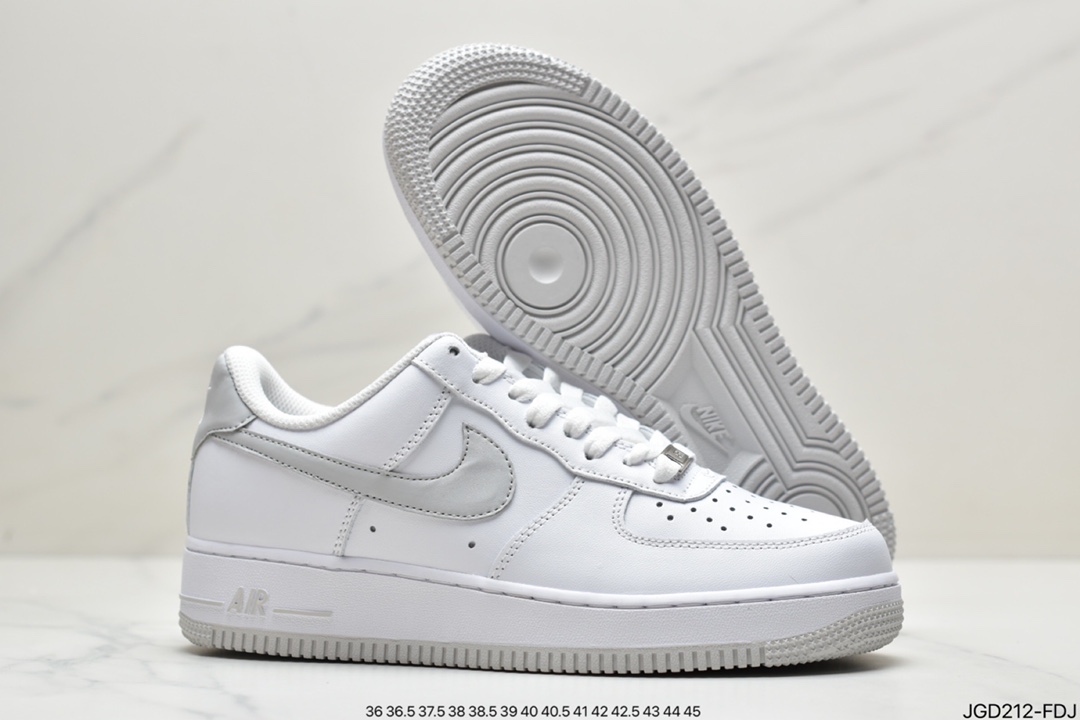 180 耐克Nike Air Force 1 Low”Rucker Park”空军一号经典低帮百搭休闲运动板鞋“皮白橙”CT2585-100