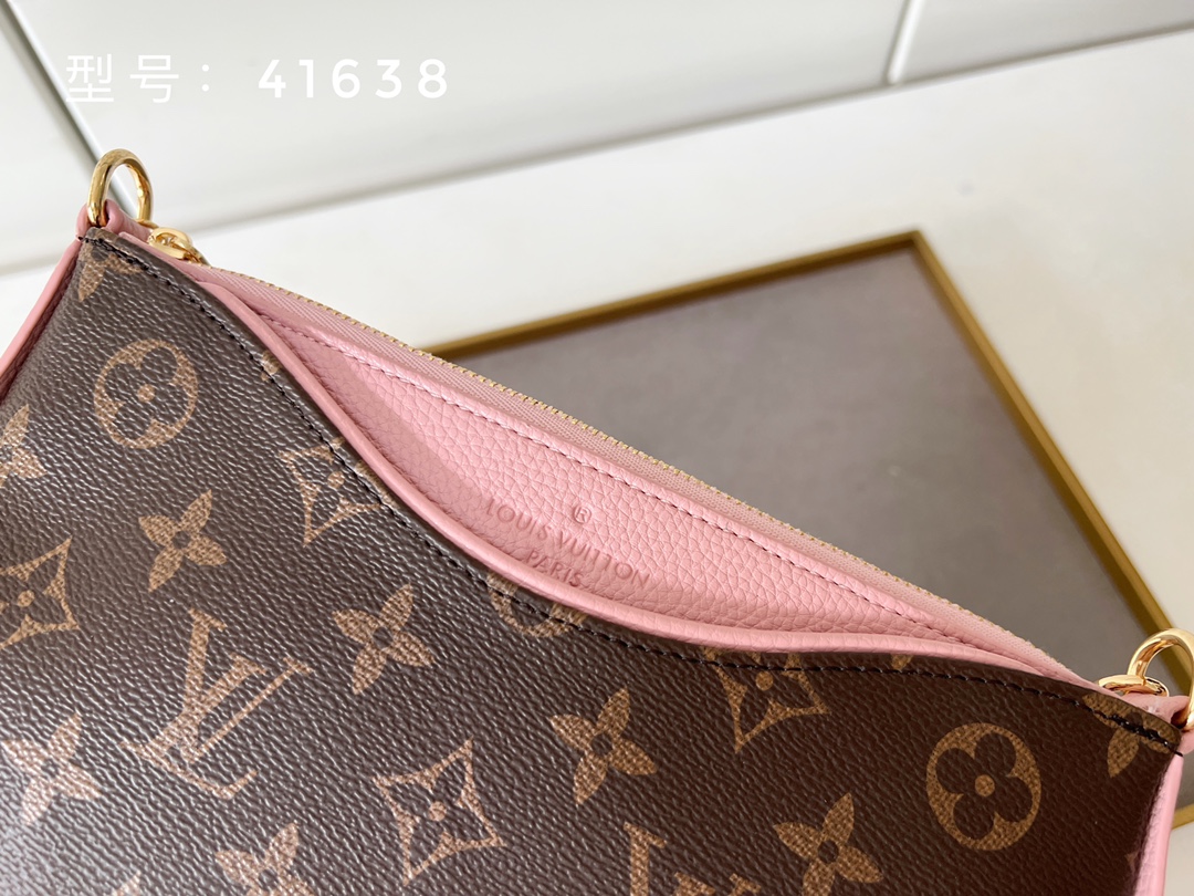 顶级💎独家实拍  全黄皮 好品质 口碑超赞 实拍 M41638 PALLAS CLUTH 手袋 Monogram帆布多功能包袋 5