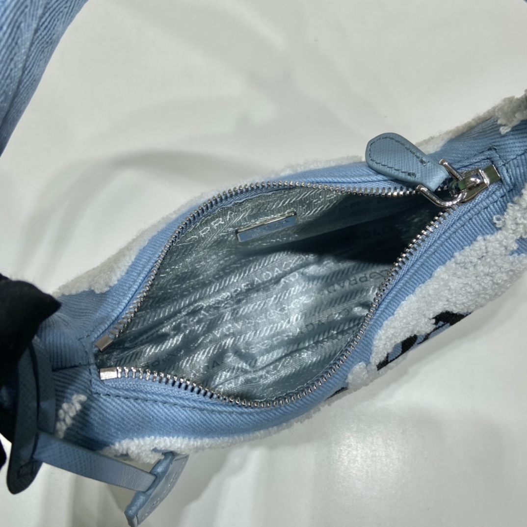 PRADA普拉达花卉刺绣Hobo迷你手袋1NE515