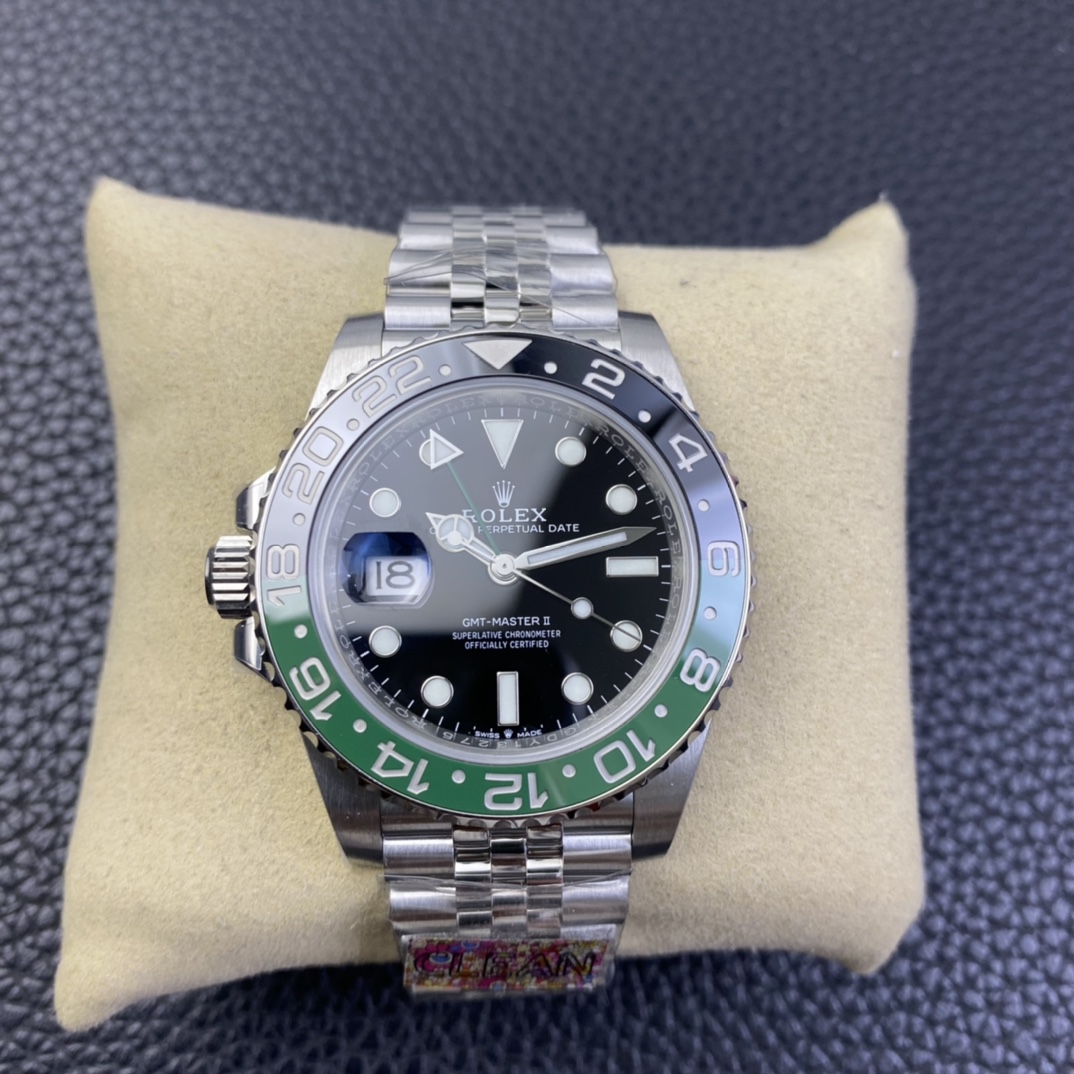 Rolex Watch Luxury Cheap
 Black Green Platinum Steel Material