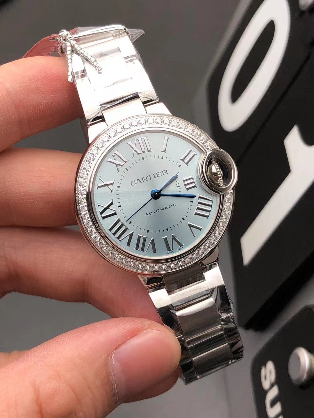Cartier 33mm076机冰蓝气球