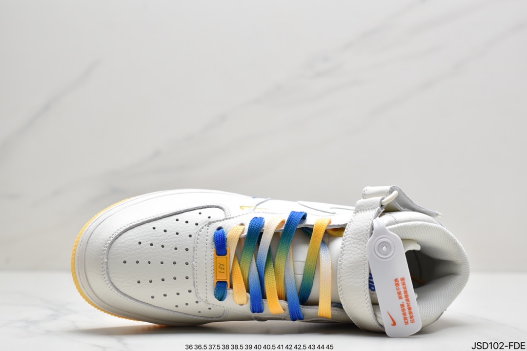 200 耐克Nk Air Force 1’07 Low 米兰黄”金州勇士城市限定空军高帮休闲板鞋 GS6638-150