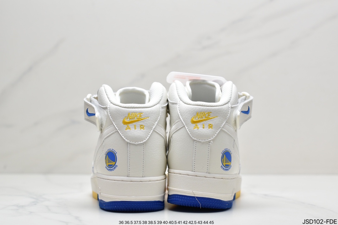 200 耐克Nk Air Force 1’07 Low 米兰黄”金州勇士城市限定空军高帮休闲板鞋 GS6638-150
