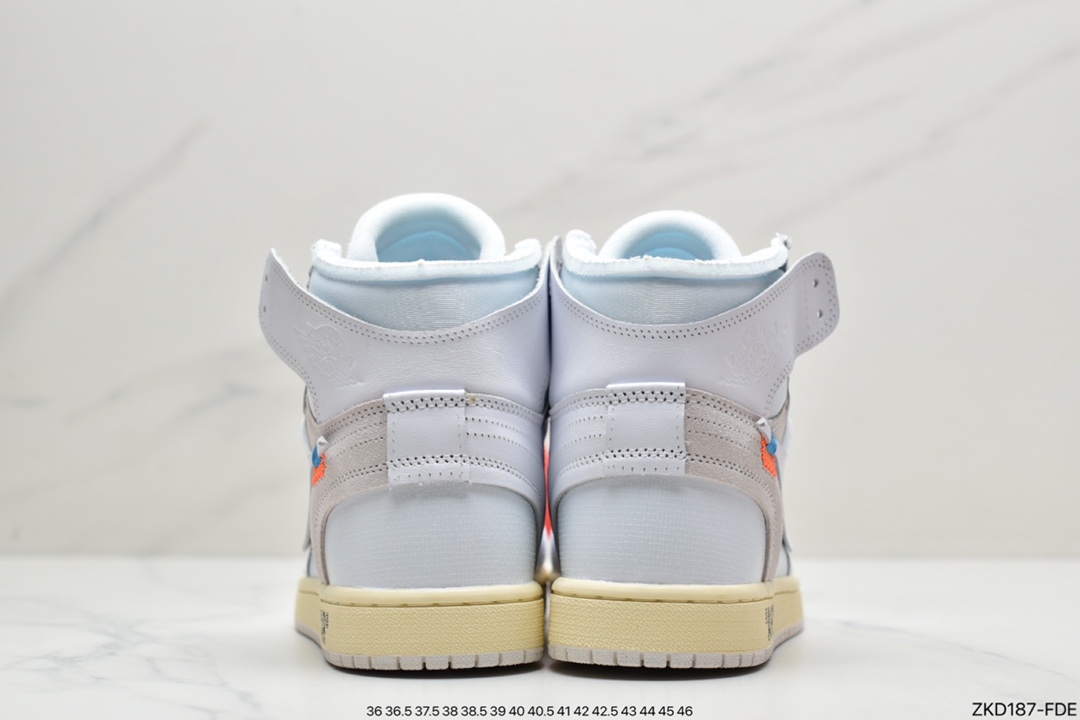 270 OFF-WHITE x Air Jordan 1 Retro High OG “UNC” 高帮 AQ0818
