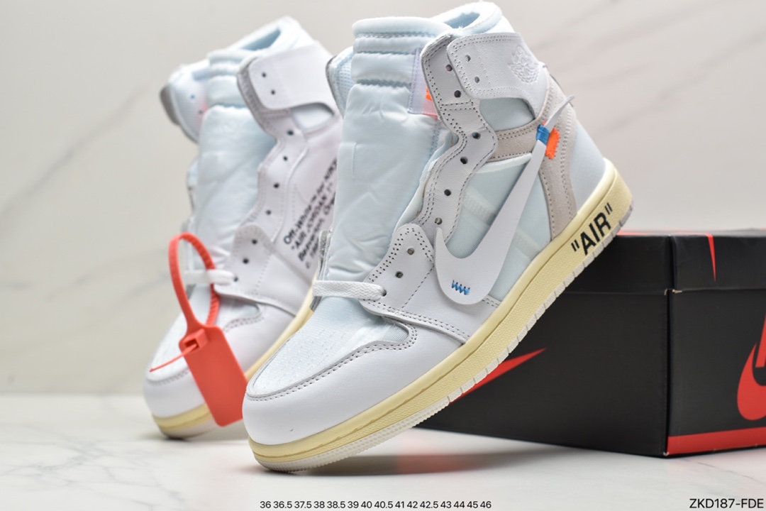 270 OFF-WHITE x Air Jordan 1 Retro High OG “UNC” 高帮 AQ0818