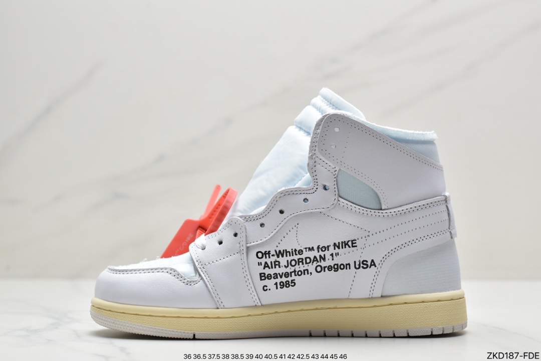 270 OFF-WHITE x Air Jordan 1 Retro High OG “UNC” 高帮 AQ0818