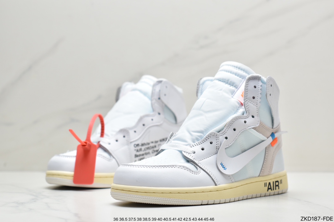 270 OFF-WHITE x Air Jordan 1 Retro High OG “UNC” 高帮 AQ0818