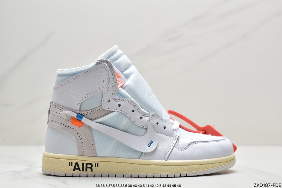 270 OFF-WHITE x Air Jordan 1 Retro High OG “UNC” 高帮 AQ0818