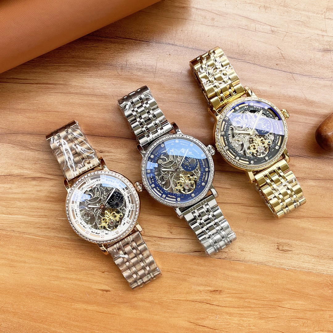 量王推荐 不容错过镂空星辰腕表 最强口碑 高品质新品 品牌：浪琴 Longines  热卖爆款 超高性价比 类型：精品男士腕表精湛做工 表带：316精钢表带 机芯：高端全自动机械机芯 品质保证十分稳定 镜面：矿物质强化玻璃 高通透 实物动人 经典永恒 卓越品质 高性价比 尺寸：直径42m厚11mm热卖上市欢迎转载