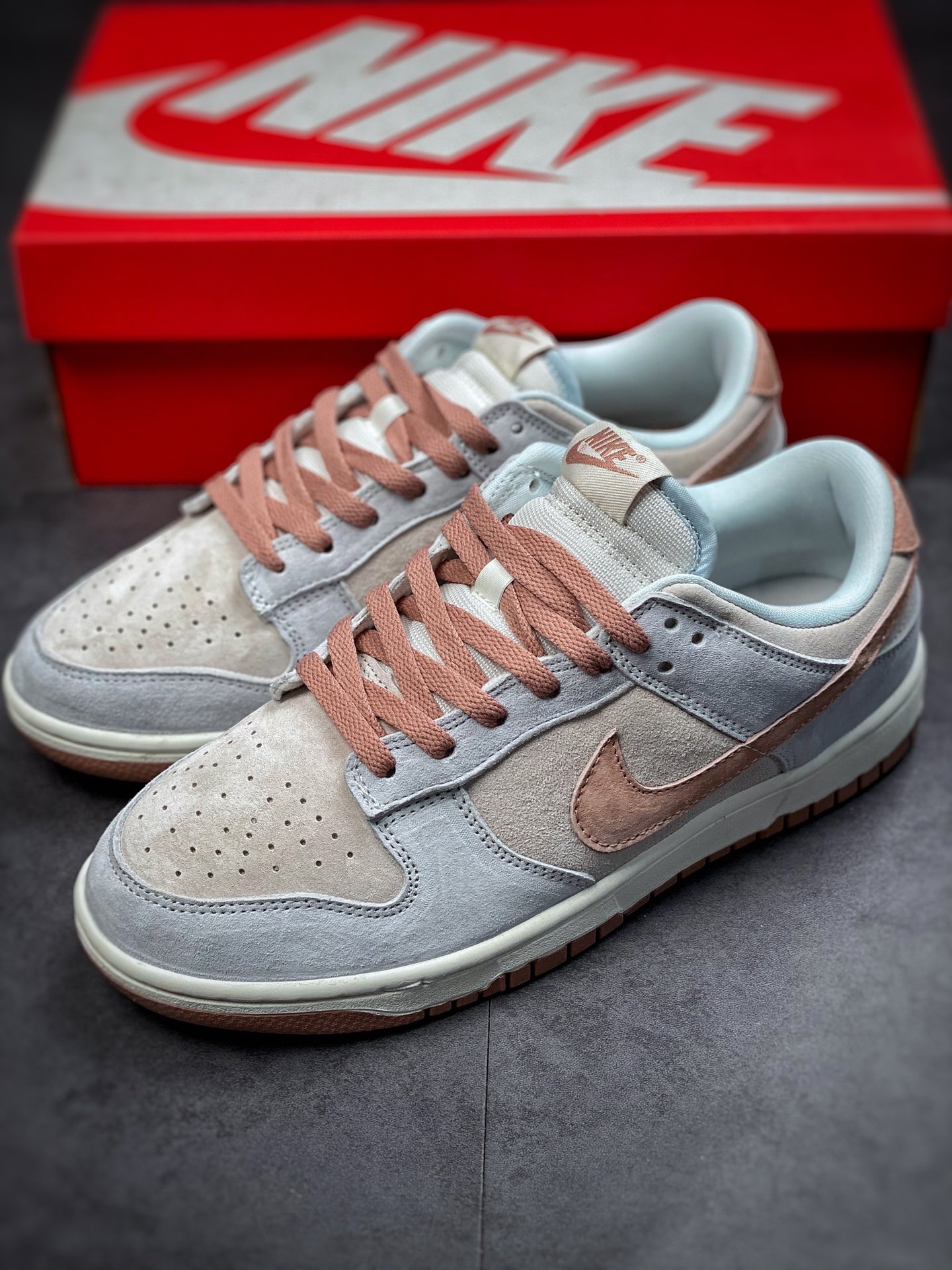 260 Nike Dunk Low Fossil Rose 灰蓝粉 化石玫瑰 DH7577-001