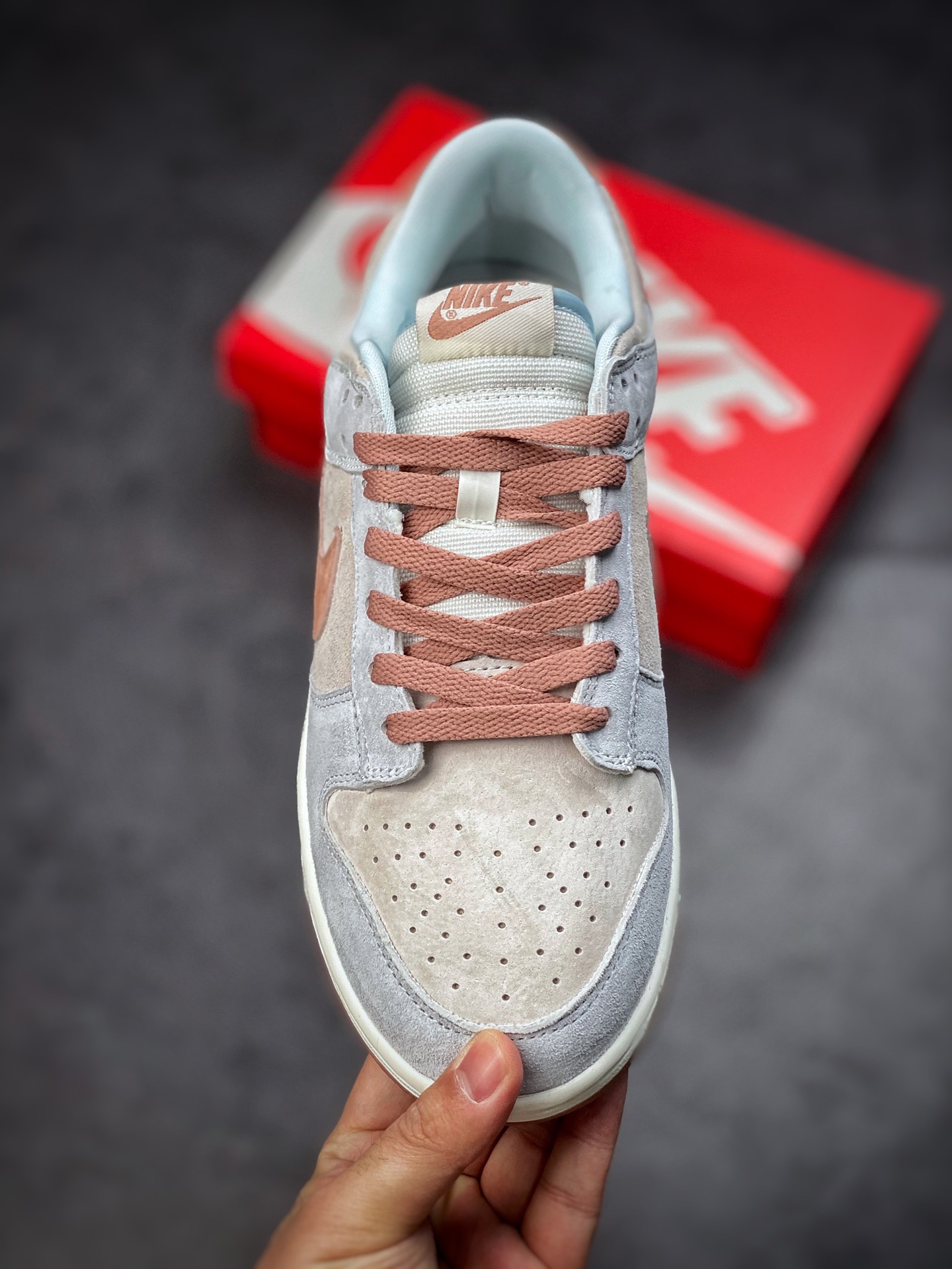 260 Nike Dunk Low Fossil Rose 灰蓝粉 化石玫瑰 DH7577-001