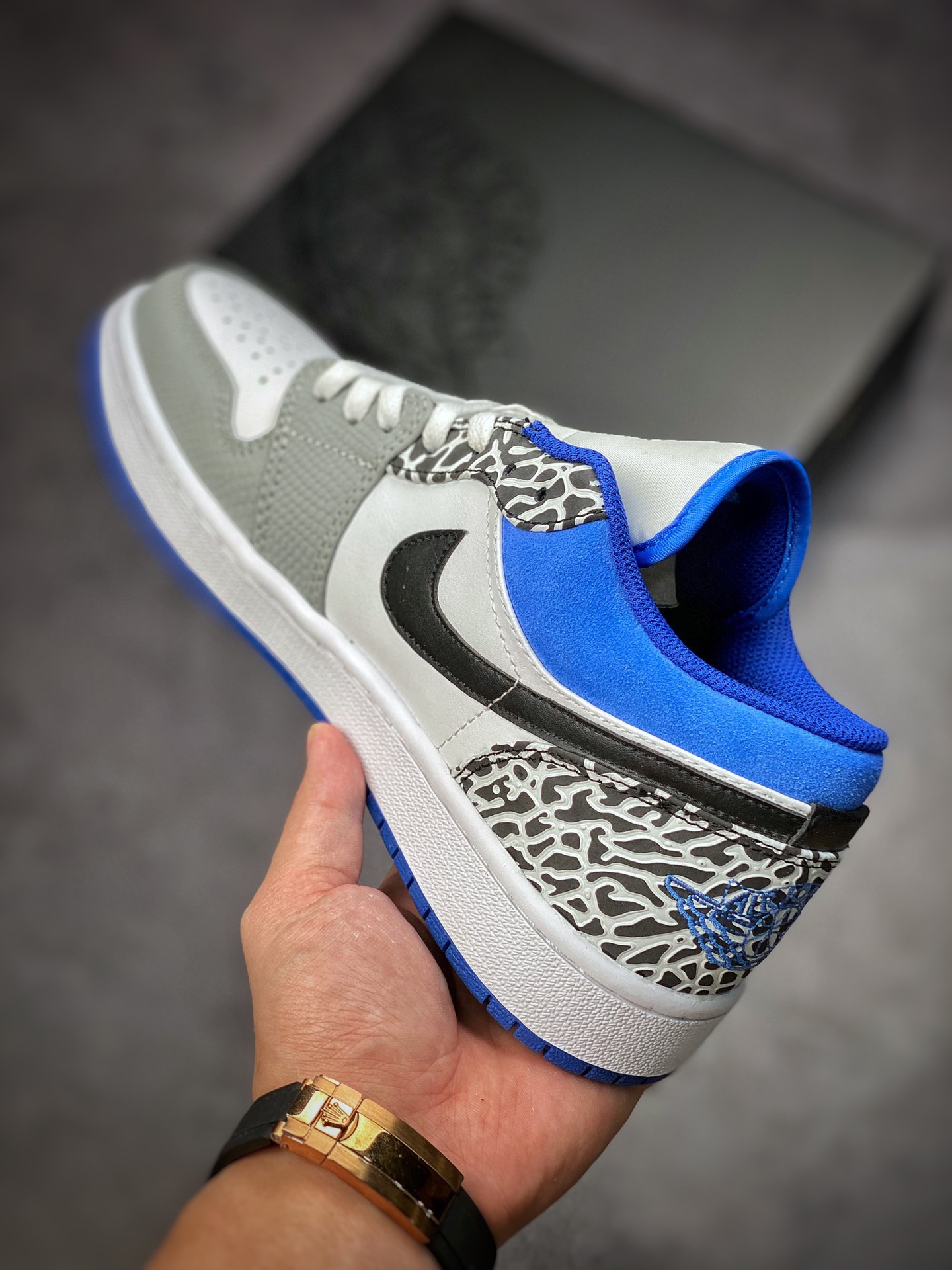 200 Air Jordan 1 Low 灰白蓝 AJ1乔1低帮休闲板鞋 DM1199-140