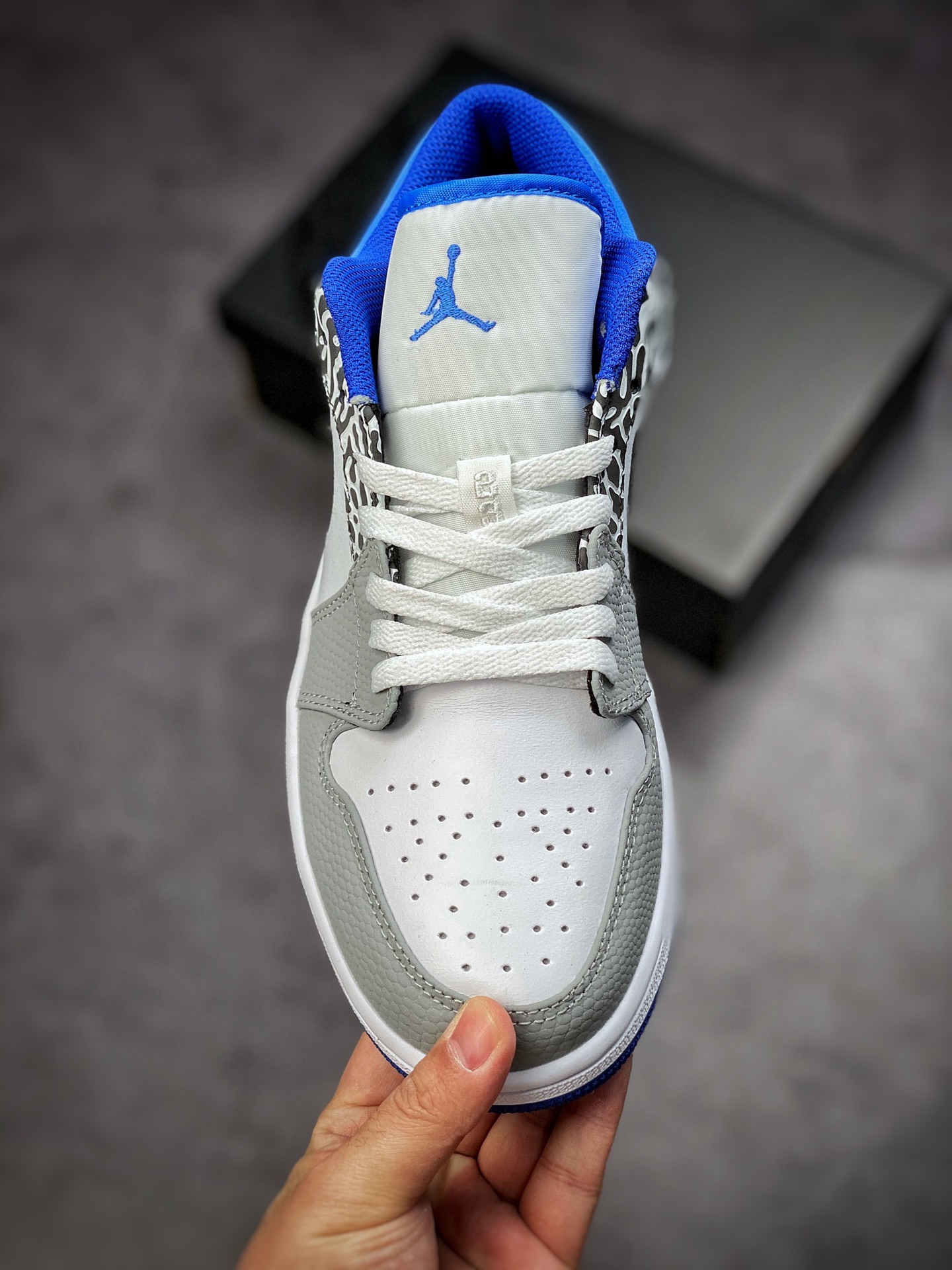 200 Air Jordan 1 Low 灰白蓝 AJ1乔1低帮休闲板鞋 DM1199-140