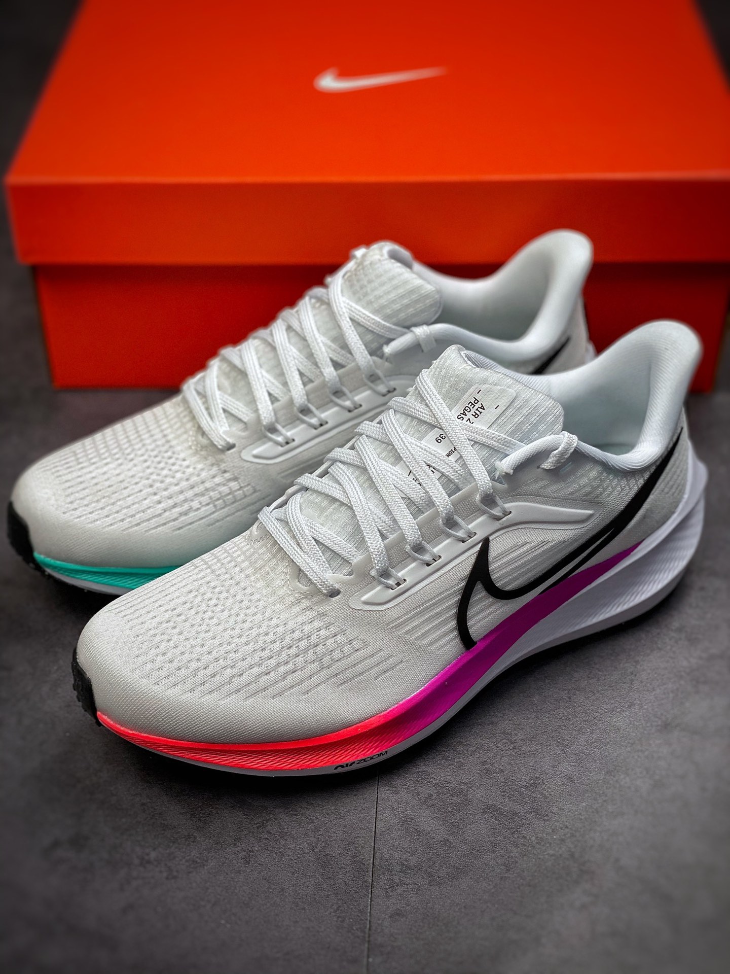 190 耐克Nike Zoom Pegasus 39代 超级飞马涡轮增压马拉松休闲运动慢跑鞋 DH4071-991