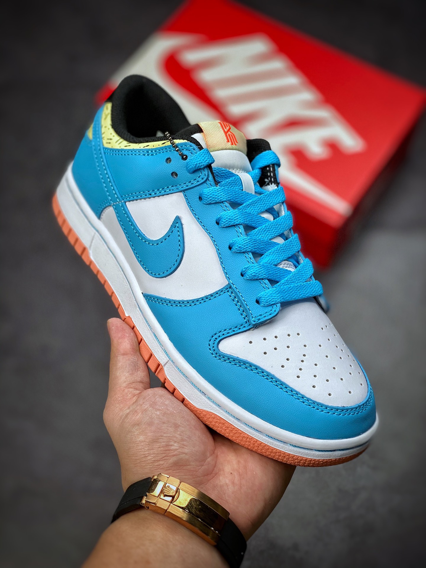 350 #市面最高版本 Kyrie Irving x Nike Dunk Low 白蓝欧文DN4179-400